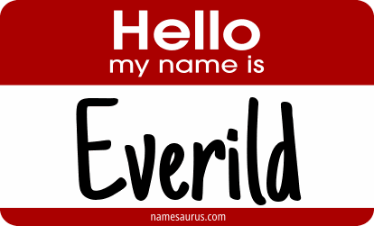 Hello my name is Everild png download