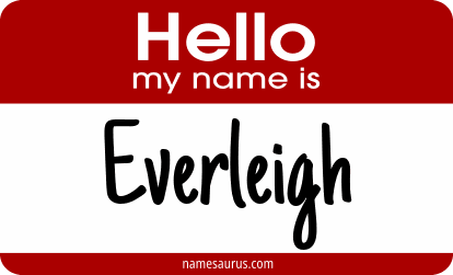 Hello my name is Everleigh png download