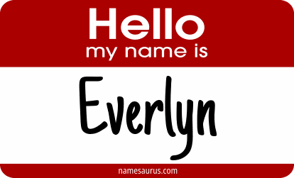 Hello my name is Everlyn png download