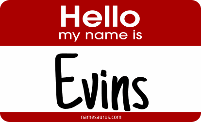 Hello my name is Evins png download