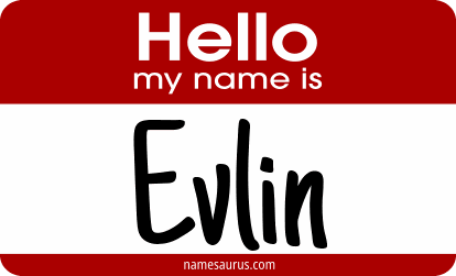 Hello my name is Evlin png download