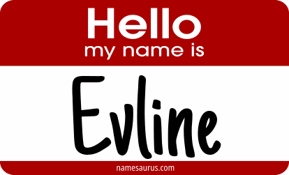Hello my name is Evline png download