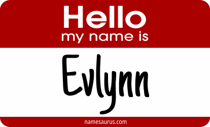 Hello my name is Evlynn png download