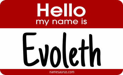 Hello my name is Evoleth png download
