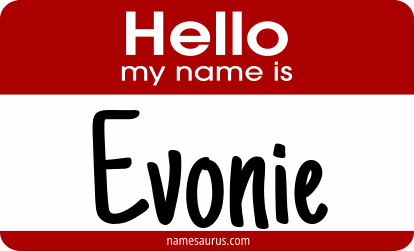 Hello my name is Evonie png download