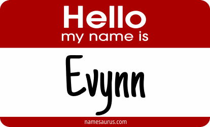 Hello my name is Evynn png download