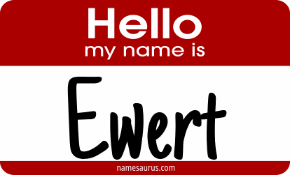 Hello my name is Ewert png download