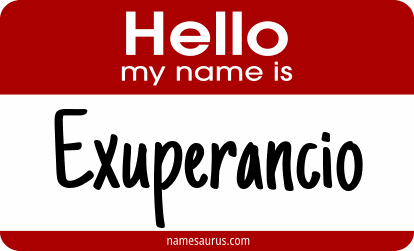 Hello my name is Exuperancio png download