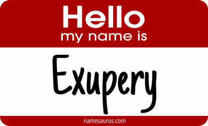 Hello my name is Exupery png download