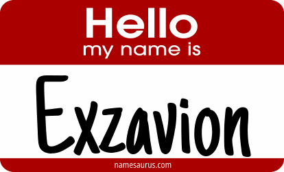 Hello my name is Exzavion png download