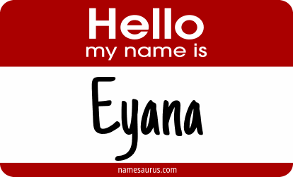 Hello my name is Eyana png download