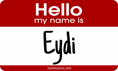 Hello my name is Eydi png download