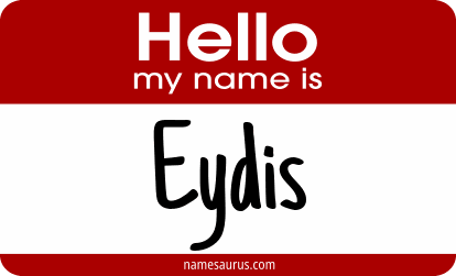 Hello my name is Eydis png download