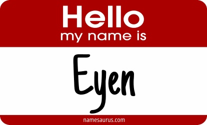 Hello my name is Eyen png download