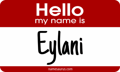 Hello my name is Eylani png download