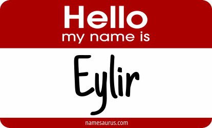 Hello my name is Eylir png download