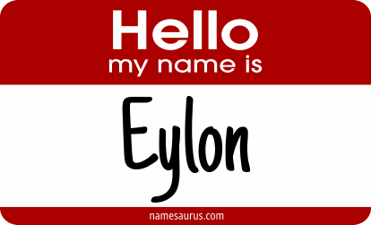 Hello my name is Eylon png download