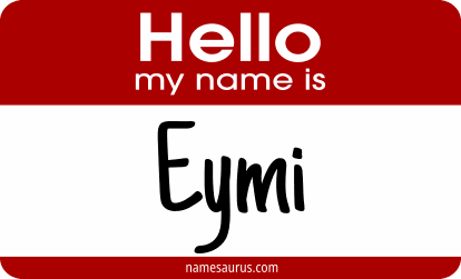 Hello my name is Eymi png download