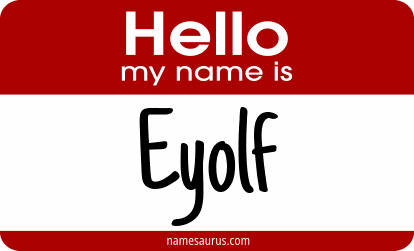 Hello my name is Eyolf png download