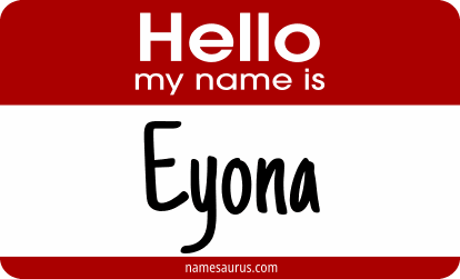 Hello my name is Eyona png download