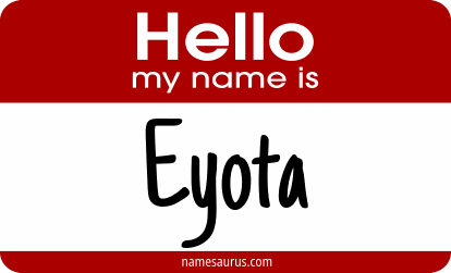 Hello my name is Eyota png download