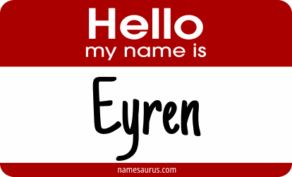 Hello my name is Eyren png download