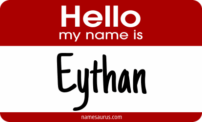 Hello my name is Eythan png download