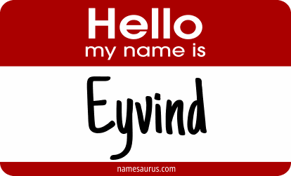 Hello my name is Eyvind png download