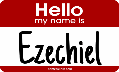 Hello my name is Ezechiel png download