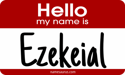 Hello my name is Ezekeial png download