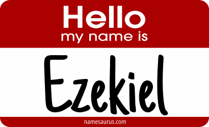 Hello my name is Ezekiel png download