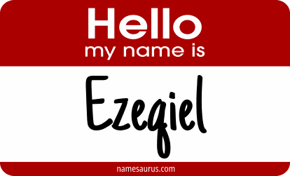 Hello my name is Ezeqiel png download