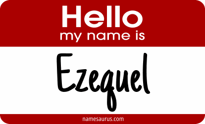 Hello my name is Ezequel png download