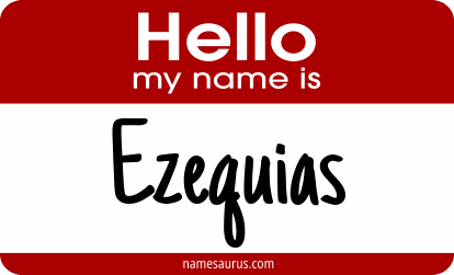 Hello my name is Ezequias png download