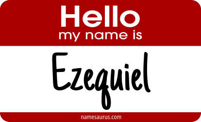 Hello my name is Ezequiel png download
