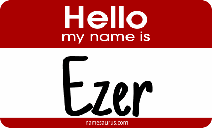 Hello my name is Ezer png download