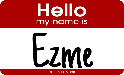 Hello my name is Ezme png download