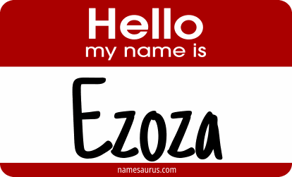 Hello my name is Ezoza png download