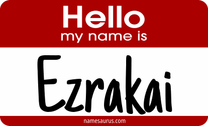 Hello my name is Ezrakai png download