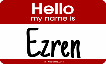 Hello my name is Ezren png download