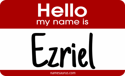Hello my name is Ezriel png download