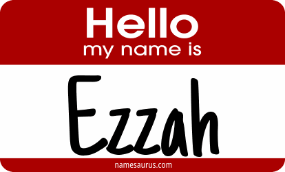 Hello my name is Ezzah png download