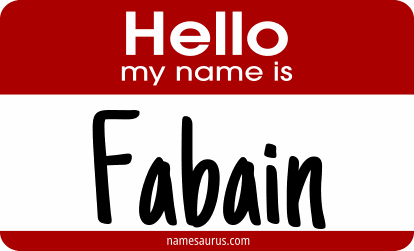 Hello my name is Fabain png download