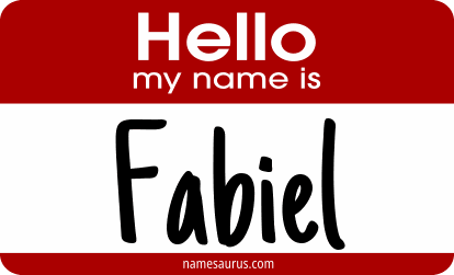 Hello my name is Fabiel png download