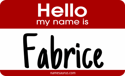 Hello my name is Fabrice png download