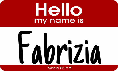 Hello my name is Fabrizia png download