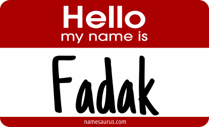 Hello my name is Fadak png download