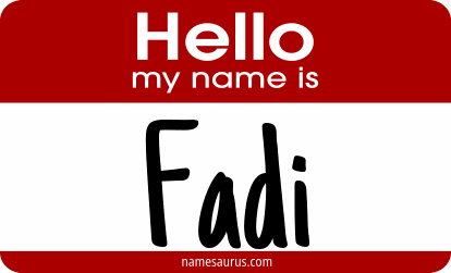 Hello my name is Fadi png download