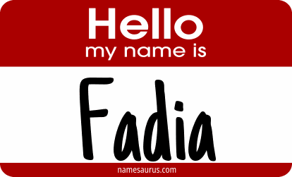 Hello my name is Fadia png download