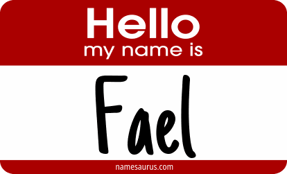 Hello my name is Fael png download
